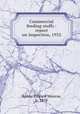 Commercial feeding stuffs : report on inspection, 1932, Bailey, Edward Monroe, b. 1879 