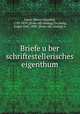 Briefe u?ber schriftestellerisches eigenthum, Henry Charles Carey 
