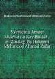 Sayyidina Ameer Muavia r.a Kay Halaat -e- Zindagi By Hakeem Mehmood Ahmad Zafar, Hakeem Mehmood Ahmad Zafar 