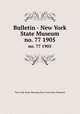 Bulletin - New York State Museum. no. 77 1905, New York State Museum,New York State Museum 