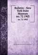 Bulletin - New York State Museum. no. 72 1903, New York State Museum,New York State Museum 