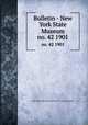Bulletin - New York State Museum. no. 42 1901, New York State Museum,New York State Museum 
