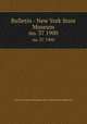 Bulletin - New York State Museum. no. 37 1900, New York State Museum,New York State Museum 