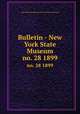 Bulletin - New York State Museum. no. 28 1899, New York State Museum,New York State Museum 