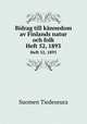 Bidrag till knnedom av Finlands natur och folk. Heft 52, 1893, Suomen Tiedeseura 