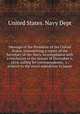 Message of the President of the United States, transmitting a report of the Secretary of the Navy, in compliance with a resolution of the Senate of December 6, 1854, calling for correspondence, &c., relative to the naval expedition to Japan, United States. Navy Dept 