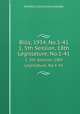 Bills, 1934, No.1-41. 1, 5th Session, 18th Legislature, No.1-41, Ontario. Legislative Assembly 
