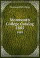 Monmouth College Catalog. 1885, Monmouth College 