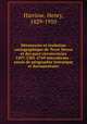 Decouverte et evolution cartographique de Terre Neuve et des pays circonvoisins 1497-1501-1769 microforme : essais de geographie historique et documentaire, Harrisse, Henry, 1829-1910 