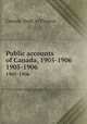 Public accounts of Canada, 1905-1906. 1905-1906, Canada. Dept. of Finance 