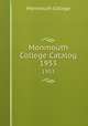 Monmouth College Catalog. 1953, Monmouth College 