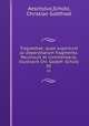 Tragoediae; quae supersunt ac deperditarum fragmenta. Recensuit et commentario, illustravit Chr. Godofr. Schtz. 05, Christian Gottfried Schutz 