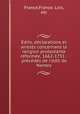 Edits, declarations et arrests concernans la religion protestante reformee, 1662-1751 : precedes de l