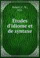 Etudes d