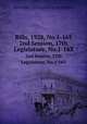 Bills, 1928, No.1-163. 2nd Session, 17th Legislature, No.1-163, Ontario. Legislative Assembly 
