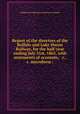 Report of the directors of the Buffalo and Lake Huron Railway, for the half-year ending July 31st, 1863, with statements of accounts, & c., & c. microform :, Buffalo and Lake Huron Railway Company 