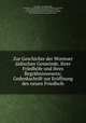 Zur Geschichte der Wormser judischen Gemeinde, ihrer Friedhofe und ihres Begrabniswesens; Gedenkschrift zur Eroffnung des neuen Friedhofs, Max Levy 