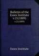 Bulletin of the Essex Institute. v.21(1889), Essex Institute 