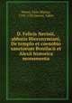 D. Felicis Nerinii, abbatis Hieronymiani, De templo et coenobio sanctorum Bonifacii et Alexii historica monumenta, Nerini, Felix Marius, 1705-1787,Devoti, Fabio 
