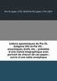 Lettres apostoliques de Pie IX, Gregoire XVI et Pie VII : encycliques, brefs, etc. ; precedes d