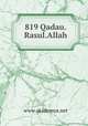 819 Qadau.Rasul.Allah, www.akademya.net 
