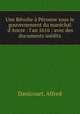 Une Revolte a Peronne sous le gouvernement du marechal d