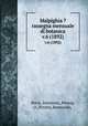 Malpighia ?rassegna mensuale di botanica.. v.6 (1892), Borzi, Antonino,,Penzig, O.,Pirotta, Romualdo, 