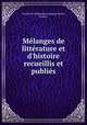 Melanges de litterature et d
