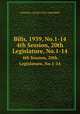Bills, 1939, No.1-14. 4th Session, 20th Legislature, No.1-14, Ontario. Legislative Assembly 