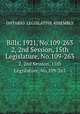 Bills, 1921, No.109-263. 2, 2nd Session, 15th Legislature, No.109-263, Ontario. Legislative Assembly 