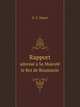 Rapport. adress Sa Majest le Roi de Roumanie, S. C. Haret 
