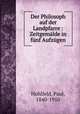 Der Philosoph auf der Landpfarre : Zeitgemalde in funf Aufzugen, Hohlfeld, Paul, 1840-1910 