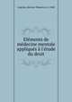 Elements de medecine mentale appliques a l