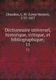 Dictionnaire universel, historique, critique, et bibliographique;. 11, Chaudon, L. M. (Louis Mayeul), 1737-1817 