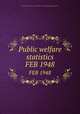 Public welfare statistics. FEB 1948, Montana. State Dept. of Public Welfare. Division of Statistics and Research 