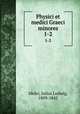 Physici et medici Graeci minores. 1-2, Ideler, Julius Ludwig, 1809-1842 