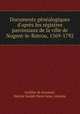 Documents genealogiques d