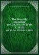 The Monthly magazine. Vol. 29, No. 195 (Feb. 1, 1810), Adams, John, 1735-1826, former owner. BRL,John Adams Library (Boston Public Library) BRL 