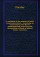 A catalogue of the animals of North America microform : containing an enumeration of the known quadrupeds fish preserving and transporting all kinds of natural history curiosities, Forster 