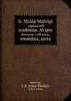 Io. Nicolai Madvigii . opuscula academica. Ab ipso iterum collecta, emendata, aucta, Madvig, J. N. (Johan Nikolai), 1804-1886 
