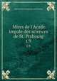 Mires de l`Acade impale des sciences de St. Prsbourg. t.9, Imperatorskaia akademia nauk (Russia) 