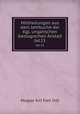 Mittheilungen aus dem Jahrbuche der Kgl. ungarischen Geologischen Anstalt. bd.15, Magyar Kiri Fani Intt 