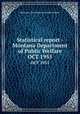 Statistical report - Montana Department of Public Welfare. OCT 1955, Montana. State Dept. of Public Welfare 