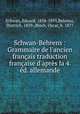 Schwan-Behrens : Grammaire de l