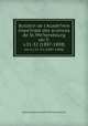 Bulletin de l`Acade?mie impe?riale des sciences de St.?Pe?tersbourg.. ser.3:v.31-32 (1887-1888), Imperatorskaia? akademi?ia? nauk (Russia) 