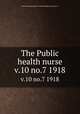 The Public health nurse. v.10 no.7 1918, National Organization for Public Health Nursing (U.S.) 