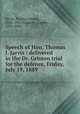 Speech of Hon. Thomas J. Jarvis : delivered in the Dr. Grisson trial for the defence, Friday, July 19, 1889, Jarvis, Thomas Jordan, 1836-1915,Grissom, Eugene, 1831-1902 