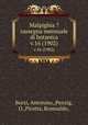 Malpighia ?rassegna mensuale di botanica.. v.16 (1902), Borzi, Antonino,,Penzig, O.,Pirotta, Romualdo, 