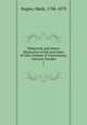Memorials and letters illustrative of life and times of John Graham of Claverhouse, viscount Dundee. 1, Napier, Mark, 1798-1879 