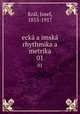 eck a imsk rhythmika a metrika. 01, Josef Kral 